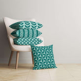 Dual Sided Floral Cushion Covers Set of 4